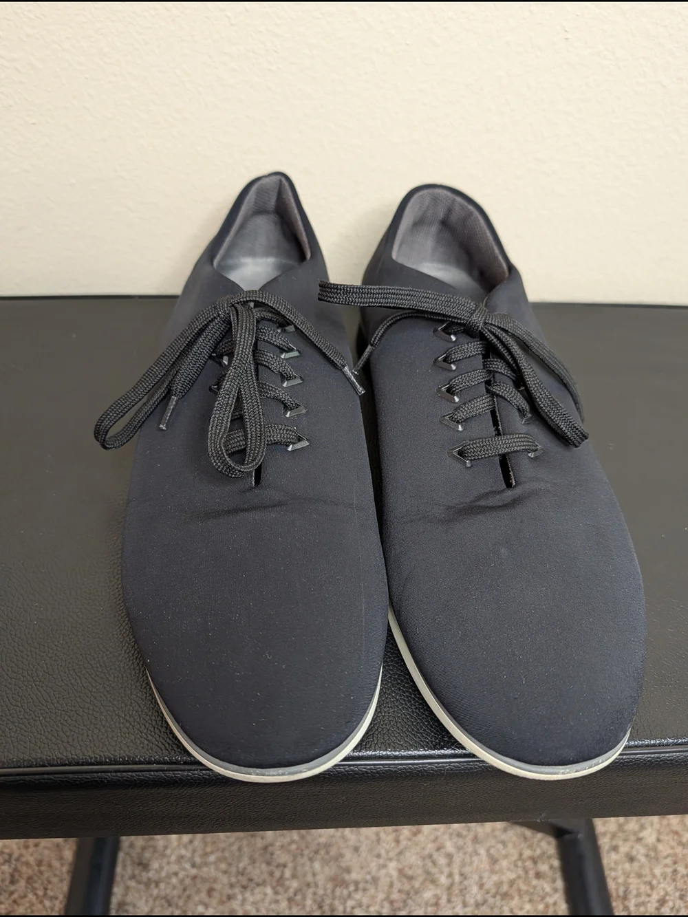 Muroexe Atom Black‎ Stretch Lace-Up Sneakers Men's 10 Made in Spain